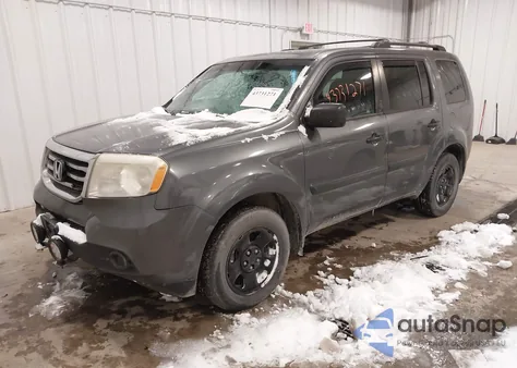 2012 Honda Pilot Lx from USA, damaged, VIN 5FNYF4H22CB069891